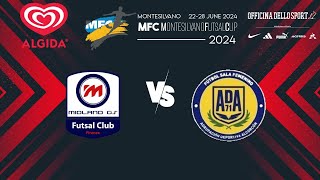 Montesilvano Futsal Cup 2024  UNDER 17 FEM  MIDLAND GS FUTSAL CLUB vs AD ALCORCÒN FSF [upl. by Laundes]