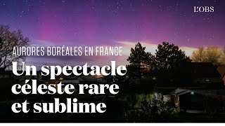 Des aurores boréales observées et immortalisées en France [upl. by Zacek]