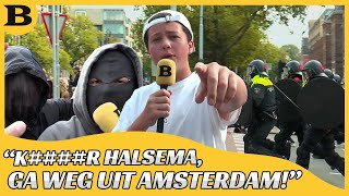 CHAOS IN AMSTERDAM NA AFLASSEN AJAX WEDSTRIJD [upl. by Refotsirhc]