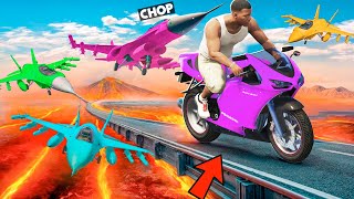 GTA 5 CHOP AND FROSTY RACE AND DESTROY EACH OTHER [upl. by Rosemarie764]