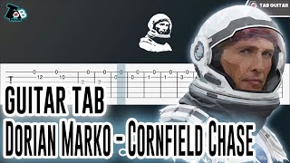 Dorian Marko  Cornfield Chase Interstellar Guitar Tutorial TAB [upl. by Acino]