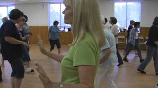 Country Line Dance Class for Beginners [upl. by Annaesor994]