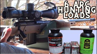 6MM ARC Hunting Loads 103ELDX Barnes 95gr LRX [upl. by Aihsirt616]