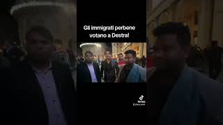 Gli immigrati perbene votano a Destra [upl. by Nahgaem53]