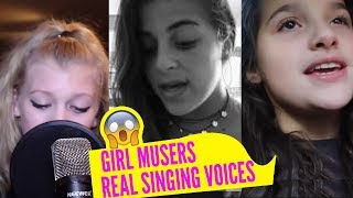 Girl Musically Stars Real Singing Voices  Jojo Siwa  Loren Gray etc [upl. by Graubert]