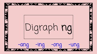 Digraph NG  4 Minute Phonics [upl. by Imehon]