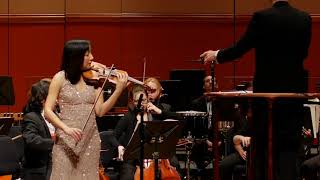 Bernstein Serenade Linda Wang violin [upl. by Niwroc]