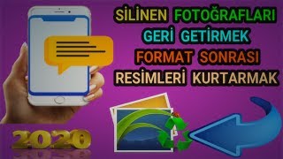 Silinen Fotoğrafları Geri Getirmek  Format Sonrası Silinen Fotoğrafları Kurtarmak  Uygulamalı [upl. by Niram815]