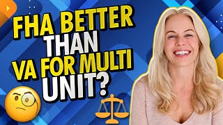 FHA vs VA Mortgage Loans  Which is Better For Multi Units 🏠🧐 [upl. by Porcia]