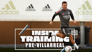 👨🏻 Hazard Lucas Vázquez Isco amp co gear up for Villarreal [upl. by Lleuqram]