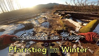 Pfarrstieg im Winter  Enduro Gehacke im Harz [upl. by Osterhus]