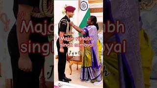 ADC major rishabh singh sambyal 👀trending viralvideo shorts adcarmylover officer [upl. by Acihsay747]