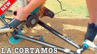 DESTROZAMOS UNA BMX DE 2000€  LA PARTIMOS POR LA MITAD [upl. by James85]