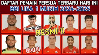 Daftar Lengkap Pemain Persija Terbaru 202425  Skuad Persija Jakarta Terbaru 2024  2025 [upl. by Suhsoj928]