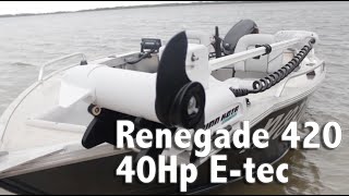 Renegade 420 40Hp Etec Quintrex Review  Caloundra Marine Australias best Quintrex pricing [upl. by Aisanat77]