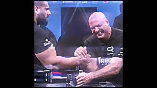 DEVON OVERPOWERED LEVAN SAGIVNASHVILLI armwrestling levansaginashvili devonlarratt shorts edit [upl. by Pittman]