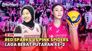 🔴LIVE JADWAL LIGA VOLI KOREA HARI INI RED SPARKS vs PINK SPIDERS LAGA BERAT PUTARAN KE2 [upl. by Asilej]