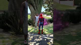 GTA5  SUPERMAN BECAME A GIRL TO ESCAP FROM A WITCH 🧹gta5 shorts shortsfeed viralshorts [upl. by Grier711]