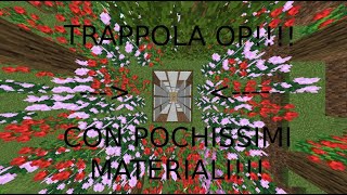 TUTORIAL TRAPPOLA OP CON POCHISSIMI MATERIALI Minecraft [upl. by Ronel382]