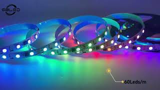 WS2811 IC RGBIC Addressable Led Strip for KTV Bar Decoration [upl. by Ellord59]