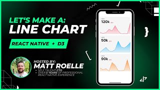 React Native  D3  reactnativesvg Lets make a line chart from scratch  Step by step tutorial [upl. by Nnayar]