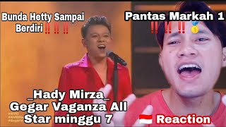 Hady Mirza  Romancinta Gegar Vaganza All Star Minggu 7 🇮🇩 Reaction  Harus Dapat Markah 1 ‼️ [upl. by Pelmas]