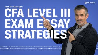 CFA Level III Exam Essay Strategies  Inside the CFA Program [upl. by Yeliw605]