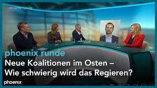 phoenix runde Neue Koalitionen im Osten – Wie schwierig wird das Regieren [upl. by Stier]