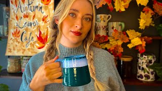 ASMR  The Cosy Autumn Leaves Café 🍁 [upl. by Patrizio642]