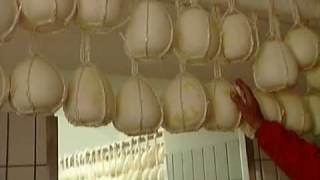 Making Mozzarella near Naples Napoli Italy [upl. by Tavish]