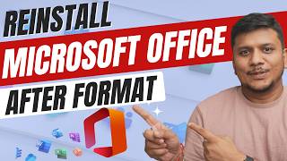 How to Get Microsoft office back after formatting PC  How to reinstall Office Home amp Student 2021 [upl. by Kandace]