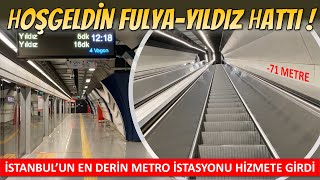 MecidiyeköyYıldız Hattı İşletime Alındı M7 Metrosunun İstasyon Sayısı 17 Uzunluğu 192 Km Oldu [upl. by Dnana]