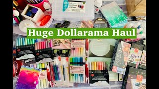 Huge Dollarama Haul  Lots of New Crafting items [upl. by Llenram984]