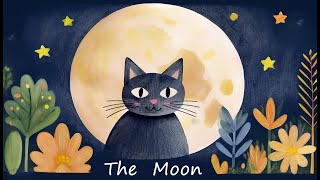 The Moon Song  Bedtime Cartoon Music  A Soothing Nursery Rhyme to Help Kids Sleep Tight [upl. by Hanavas504]