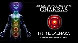 Chakra Real Tone  1st MULADHARA  19418Hz Real Chakra Tone [upl. by Annanhoj402]