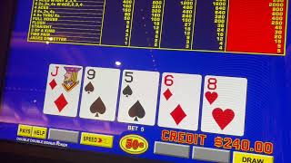 WILL I WIN BIG in This Videopoker Series Part 5 [upl. by Areid606]