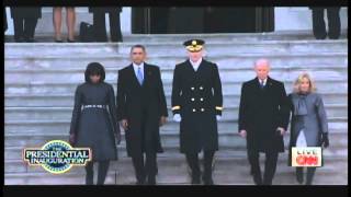 President Obama Review of the Troops Inauguration Day January 21 2013 [upl. by Sholem]