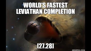 Destiny 2  Worlds Fastest Leviathan Completion from spawn 2728 [upl. by Kalin]