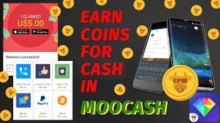 HOW TO EARN CASH IN MOOCASH [upl. by Eslud]