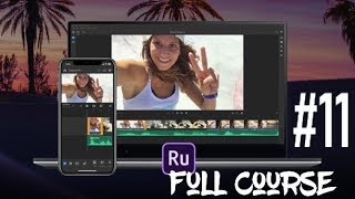 Adobe Premiere Rush CC 2019 Course  11 How To Add Music [upl. by Nadual544]