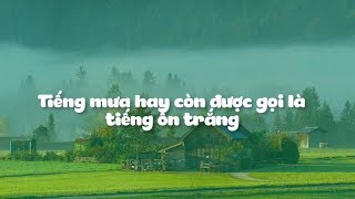 Tiếng Mưa Rơi Dễ Ngủ Tiếng Ồn Trắng White Noise  Kiều Hương [upl. by Jaquiss827]