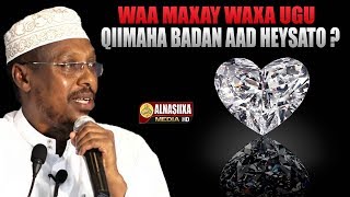 WAA MAXAY WAXA UGU QIIMAHA BADAN AAD HEYSATO ᴴᴰ┇Sh Mustafe Xaaji Ismaaciil [upl. by Ttehr]