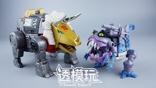 【SwiftTransform】86 GNAW vs SLUG Studio Series TRANSFORMERS THE MOVIE SS86 G1 Transformers 透模玩 [upl. by Haugen507]