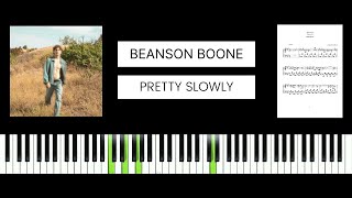 Benson Boone  Pretty Slowly BEST PIANO TUTORIAL amp COVER [upl. by Hilly812]