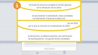 Renta 2023  Deducción por obras para la mejora en el consumo de energía primaria no renovable [upl. by Wall]