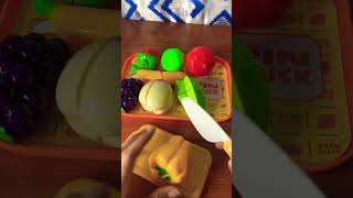 ASMR CUTTING FRUITS amp VEGETABLES supercool satisfying shorts [upl. by Nomolas]