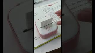 Take Notes With a mini printer that Doesnt Use Ink Buy Now short study mini miniprinter [upl. by Mij108]