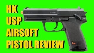 HampK USP CO2 Airsoft Pistol Review [upl. by Stewart943]