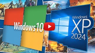 Windows 10u Windows XPye Çevirdim Modern Oyunlar Sorunsuz Çalışıyor [upl. by Elokcin]