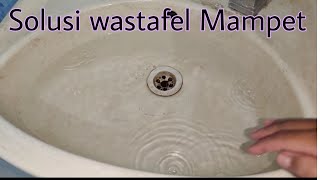 mengatasi wastafel mampet wastafel cuci tangan [upl. by Eledoya]